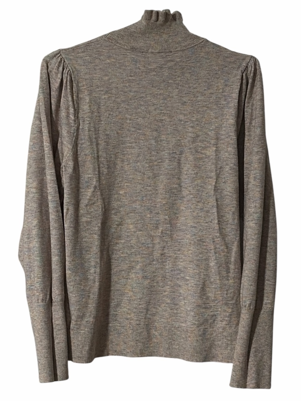 Anne Taylor Ruffle Neck Sweater - Multicolor Space-Dye - Picture 3 of 6